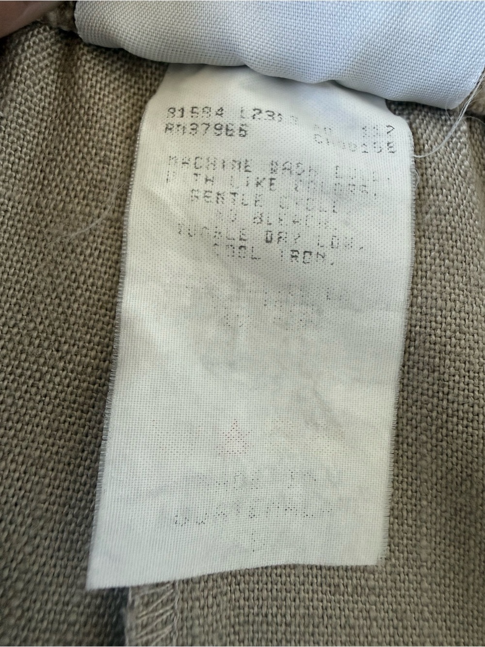 Vintage Jantzen Tan A-Line Button-Front Skirt with Pockets - Picture 3 of 8